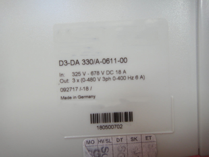 1pc for USED D3-DA 330/A-0611-00 #OYF005
