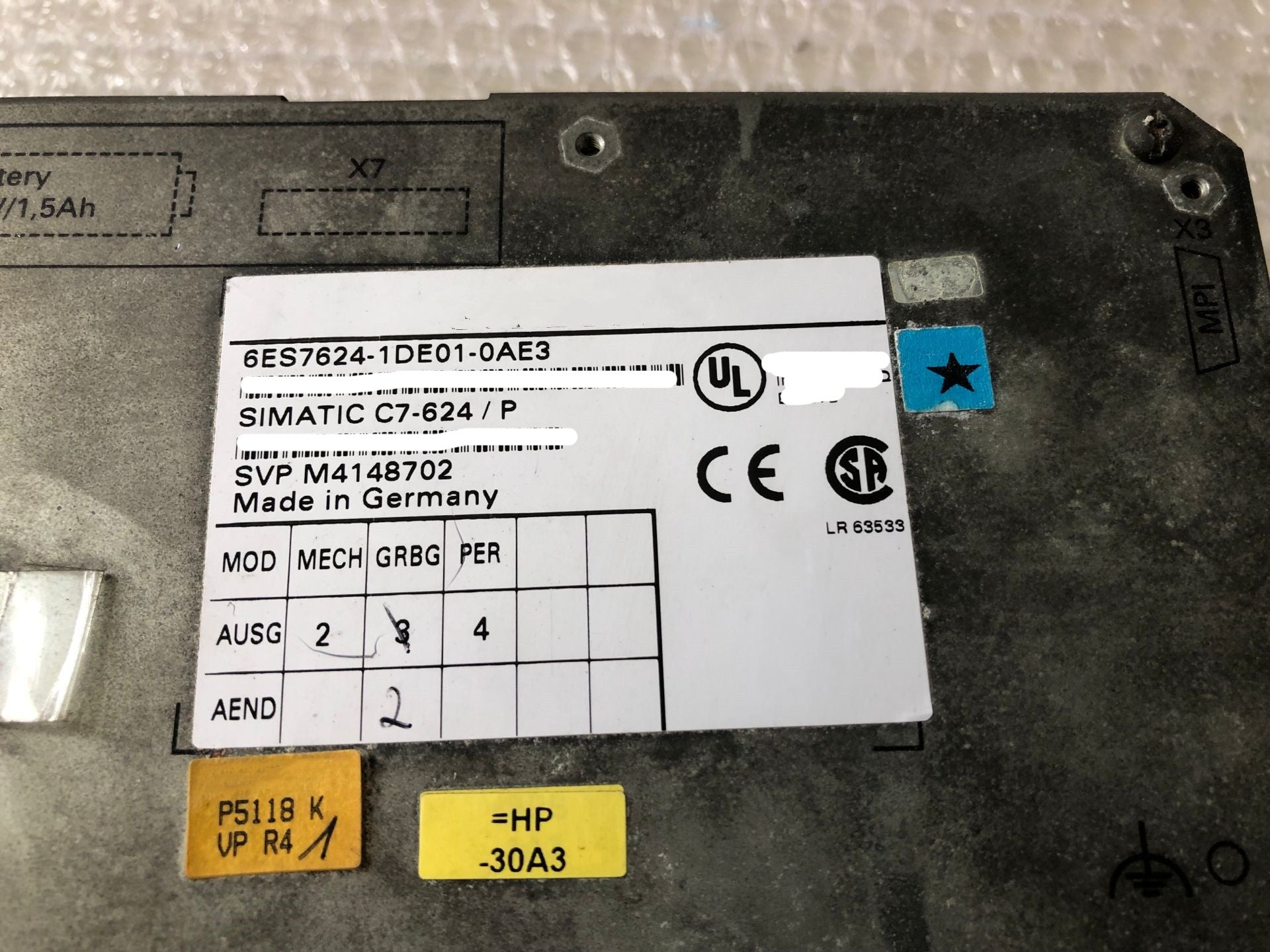 1pc for USED 6ES7624-1DE01-0AE3 #OYF005