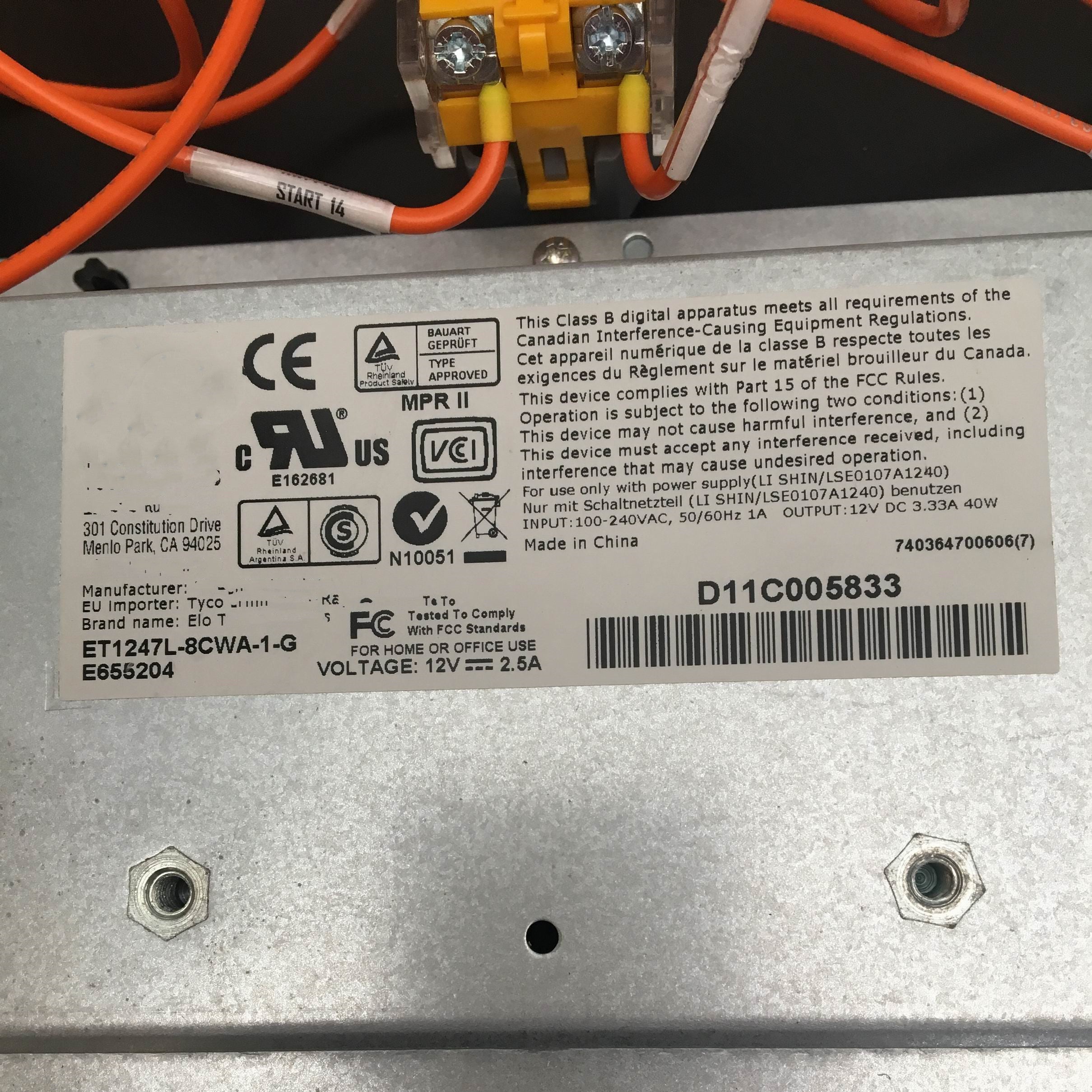 1pc for USED ET1247L-8CWA-1-G E655204 #OYF005