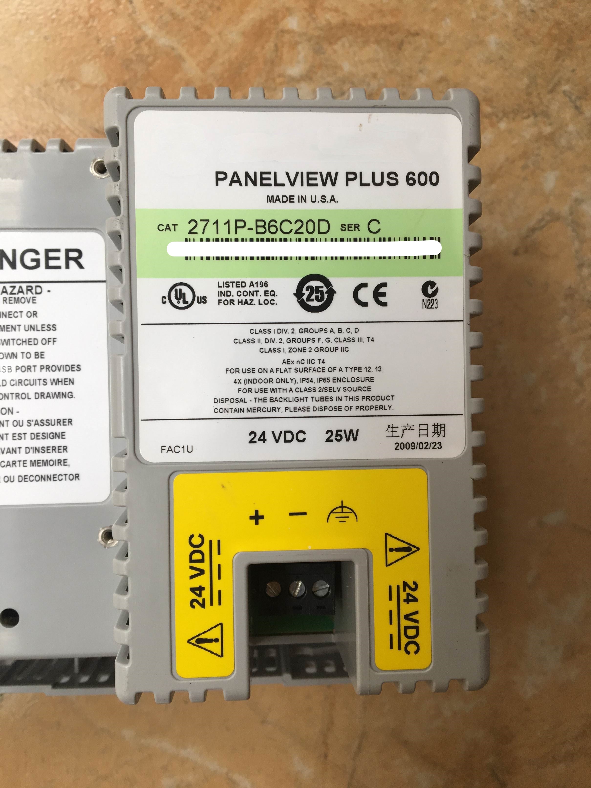 1pc for USED 2711P-B6C20D #OYF005