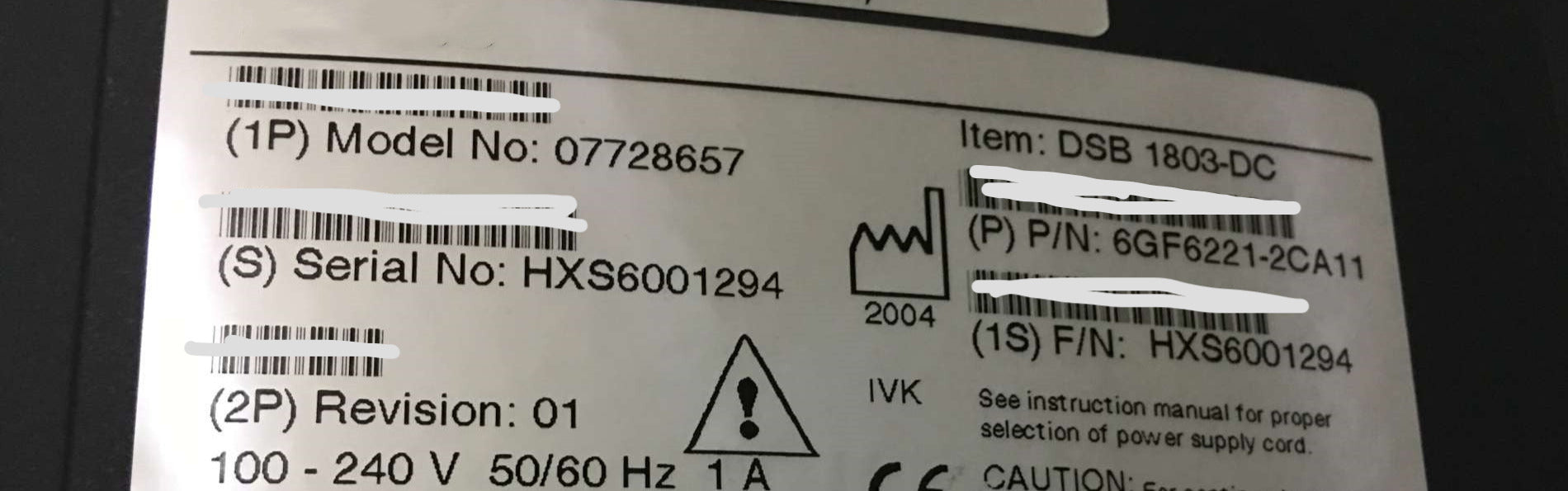 1pc for USED 6GF6221-2CA11 #OYF005