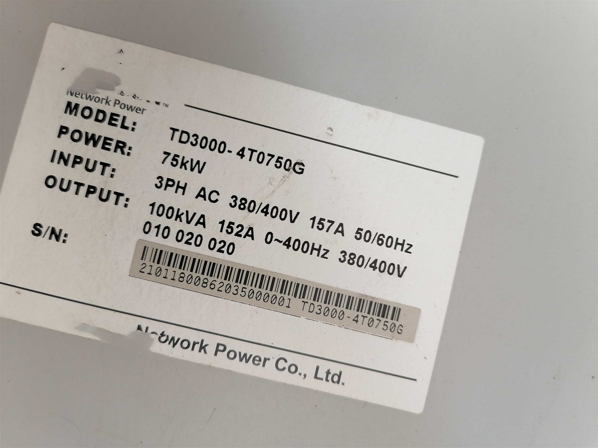 1PCS USED TD3000-4T0750G #OYF009