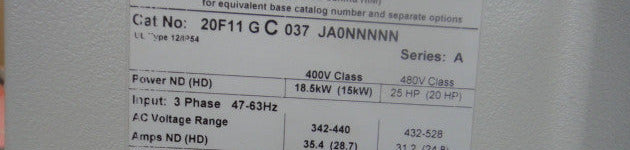 1pc USED 20F11GC037JA0NNNNN #OYF005