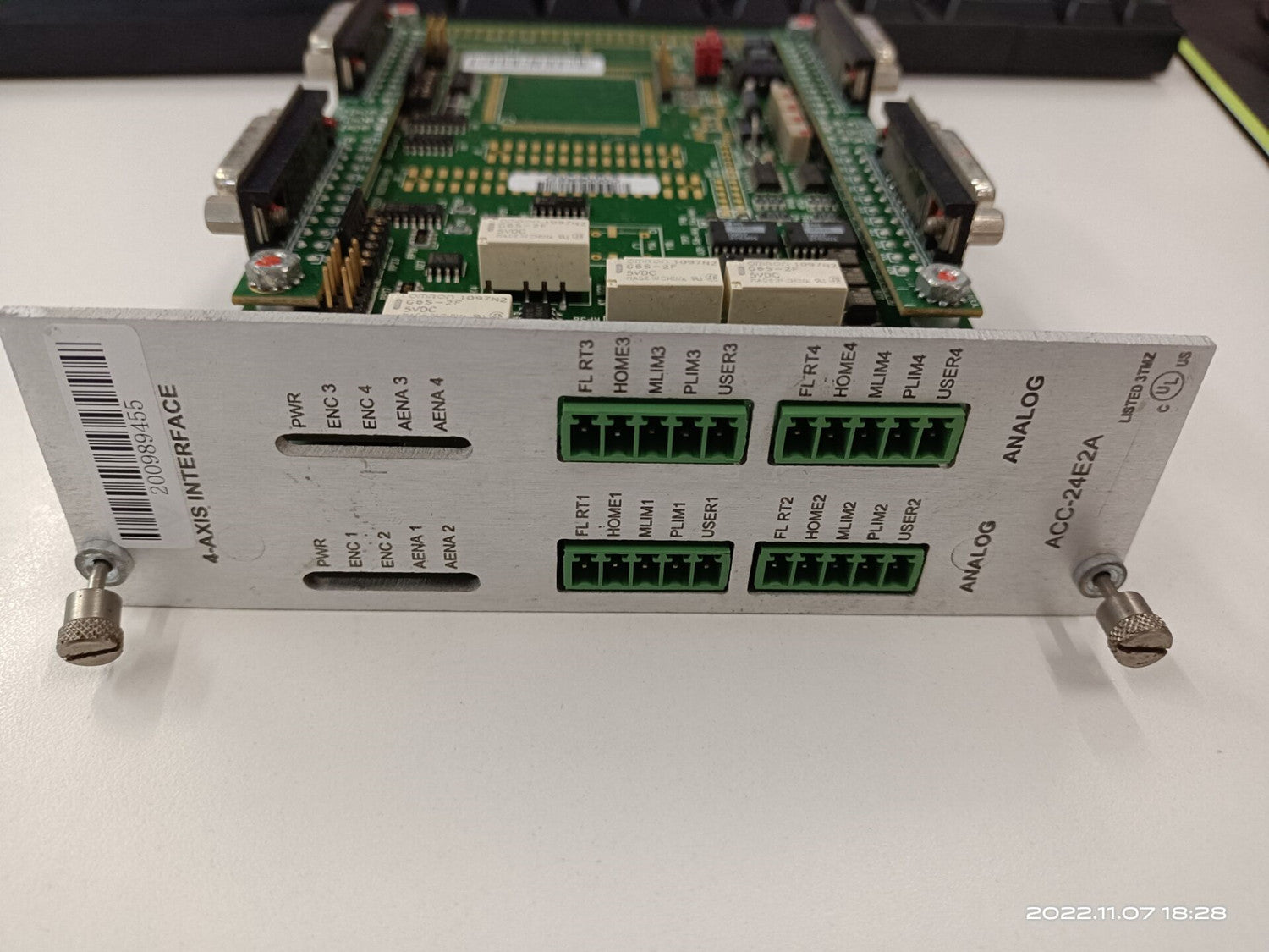 1 PC used working DELTA TAU ACC-24E2A 4-AXIS INTERFACE Board good condition #QYM001 J1688