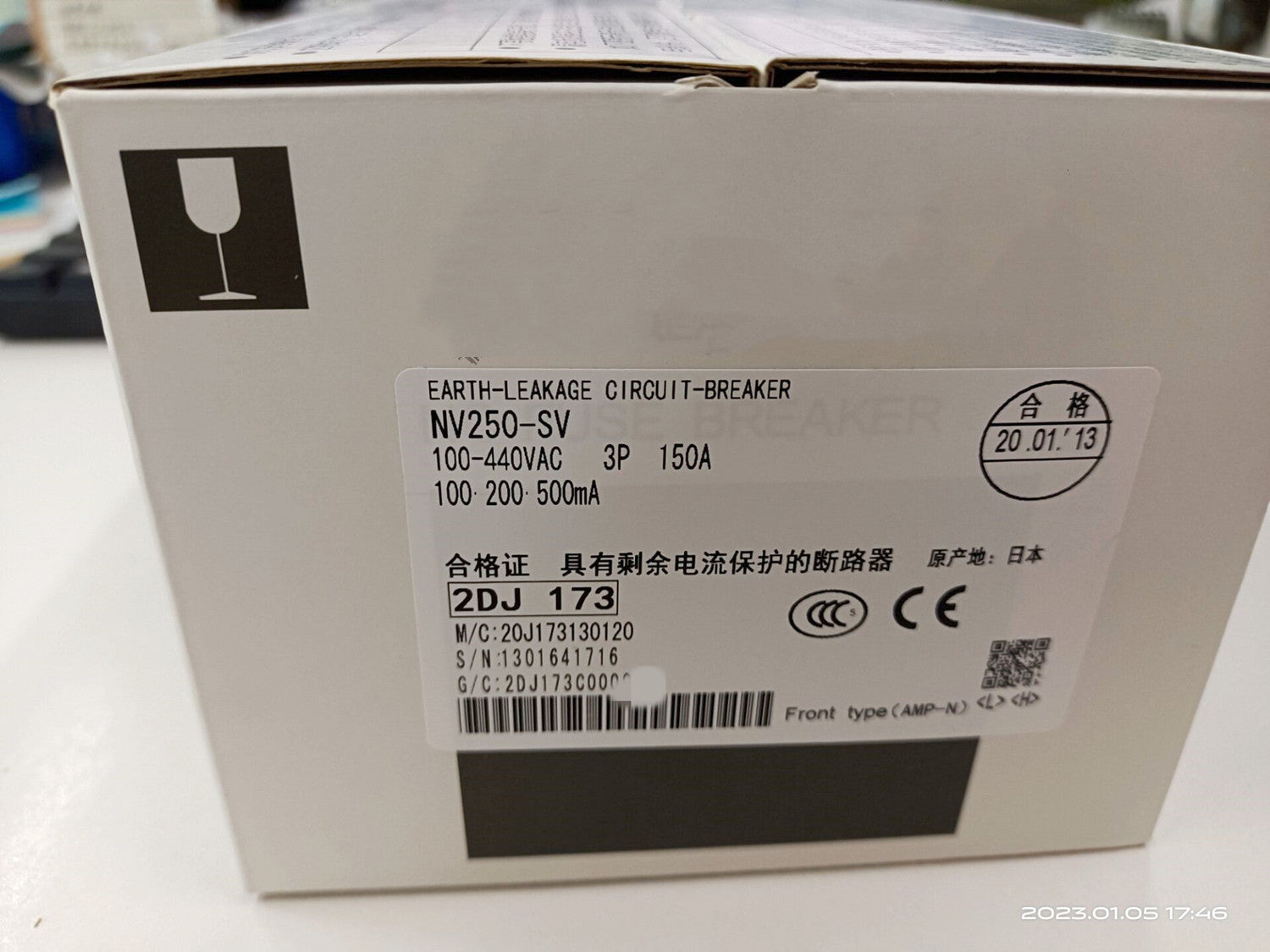 1PCS NEW NV250-SV 3P 150A #OYF005 J1688