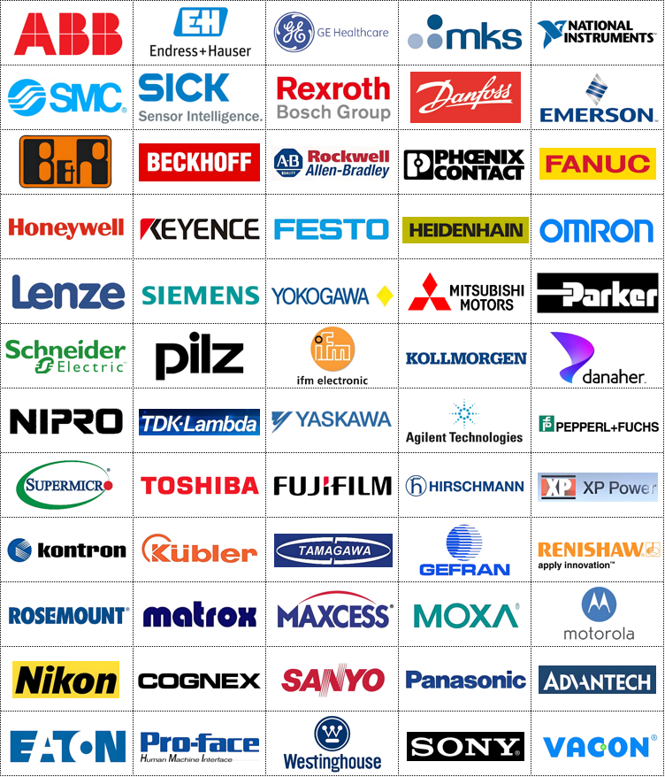 Our company has a large inventory of industrial components.