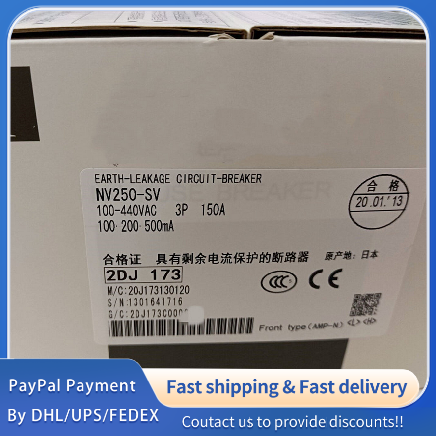 1PCS NEW NV250-SV 3P 150A #PJ008