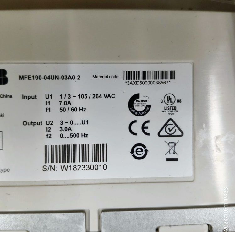 1PC NEW MFE190-04UN-03A0-2  ABB Servo Drive #lyd001&j1688