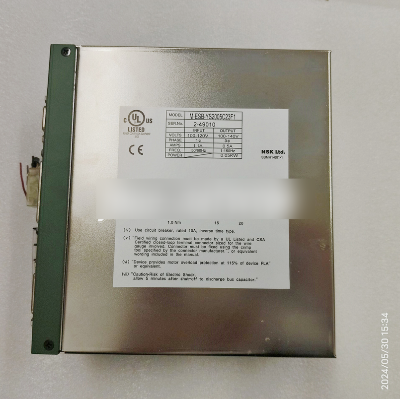 1PC USED ESB-YS2005C23F1-00.1 M-ESB-YS2005C23F1 NSK ESB Series Servo Drive Tested working #lyd001&j1688