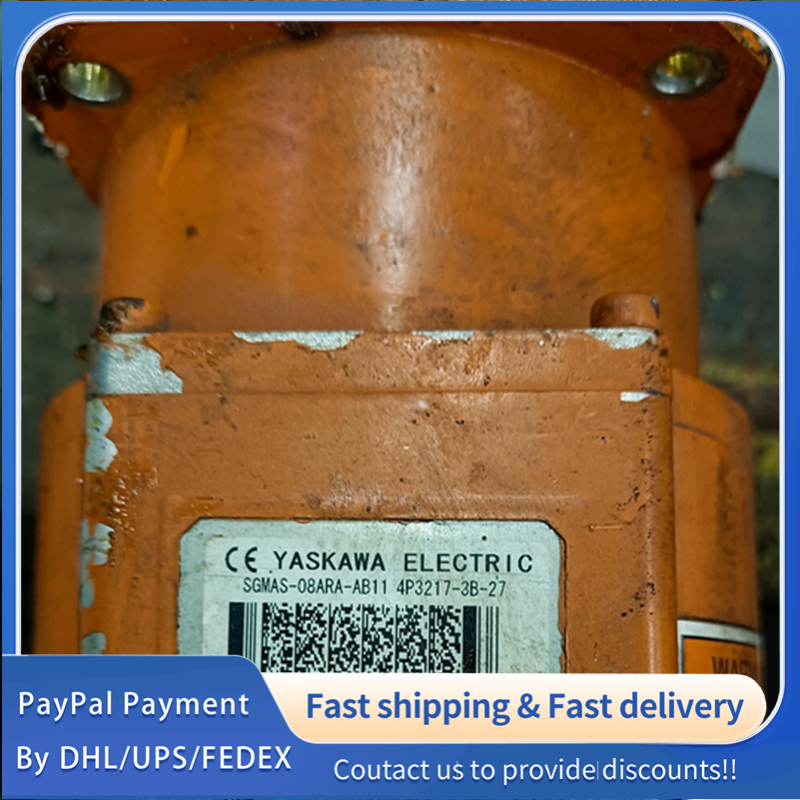 1PC USED SGMAS-08ARA-AB11 Yaskawa AC Servo Motor  Professionally Tested #lyd001&j1688