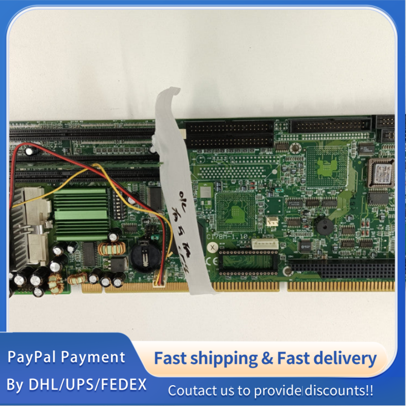 1 PCS USED CI7BM-1.10 with CPU and memory industrial full-size motherboard  #PJ008