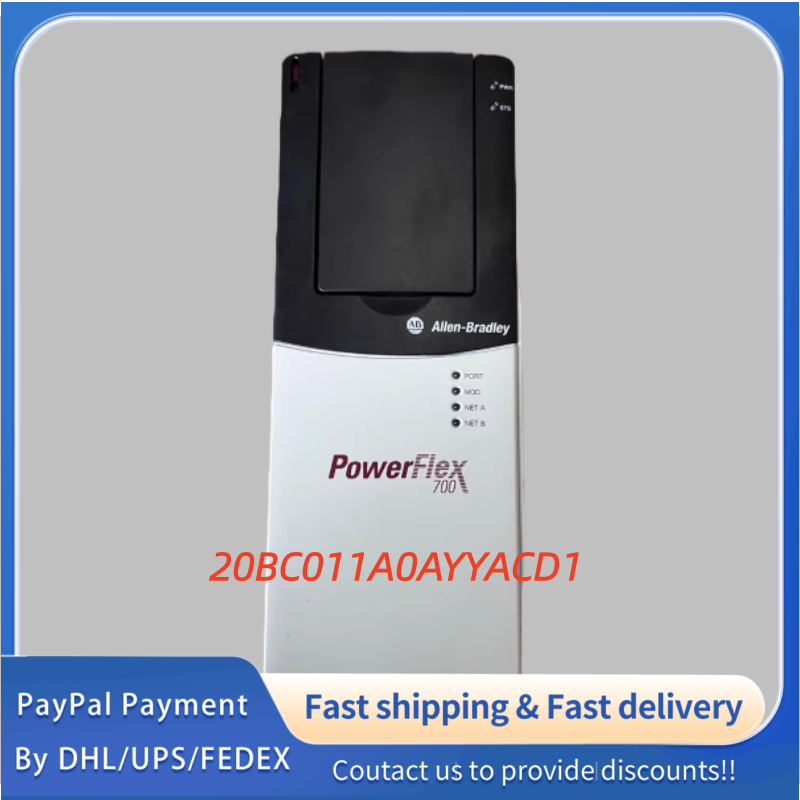 1PC used 100% tested  20BC011A0AYYACD1 Allen‑Bradley (Rockwell Automation) PowerFlex 700 AC Drive Adjustable Frequency AC Drive #QYM001 J1688