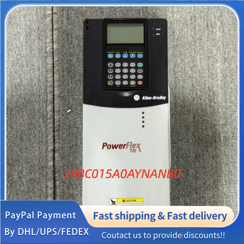 1PC used 100% tested  20BC015A0AYNANB0 Allen‑Bradley (Rockwell Automation) PowerFlex 700 AC Drive Adjustable Frequency AC Drive #QYM001 J1688