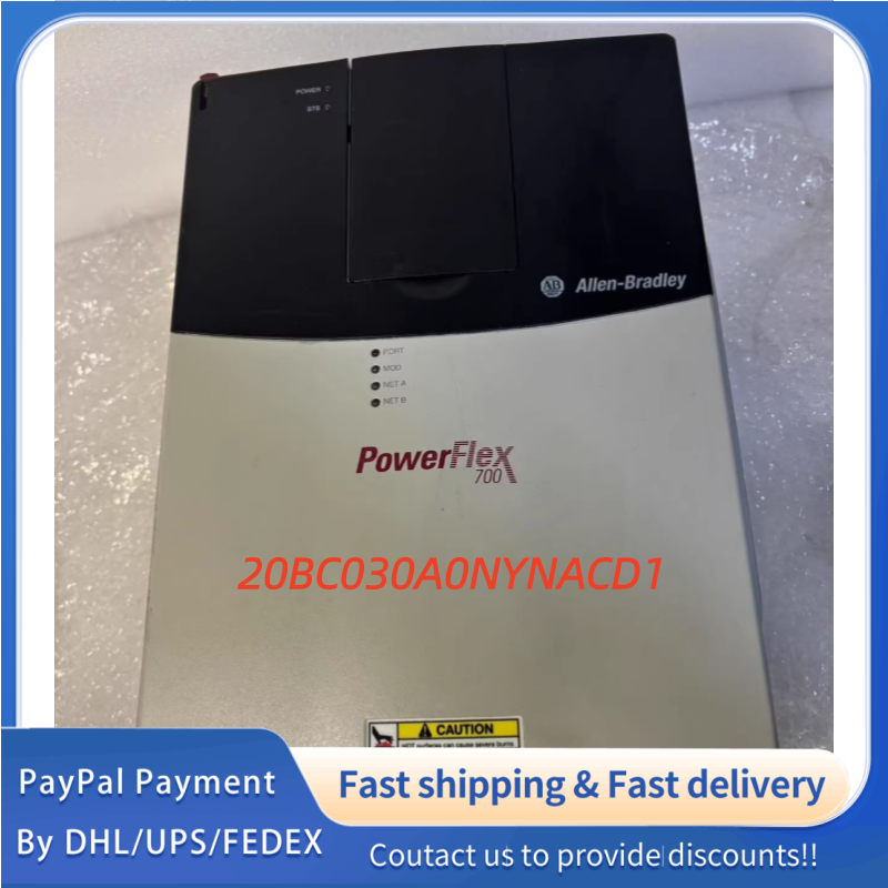 1PC used 100% tested   20BC030A0NYNACD1 Allen‑Bradley (Rockwell Automation) PowerFlex 700 AC Drive Adjustable Frequency AC Drive #QYM001 J1688