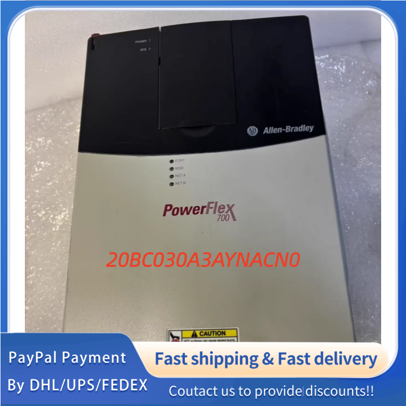 1PC used 100% tested   20BC030A3AYNACN0 Allen‑Bradley (Rockwell Automation) PowerFlex 700 AC Drive Adjustable Frequency AC Drive #QYM001 J1688