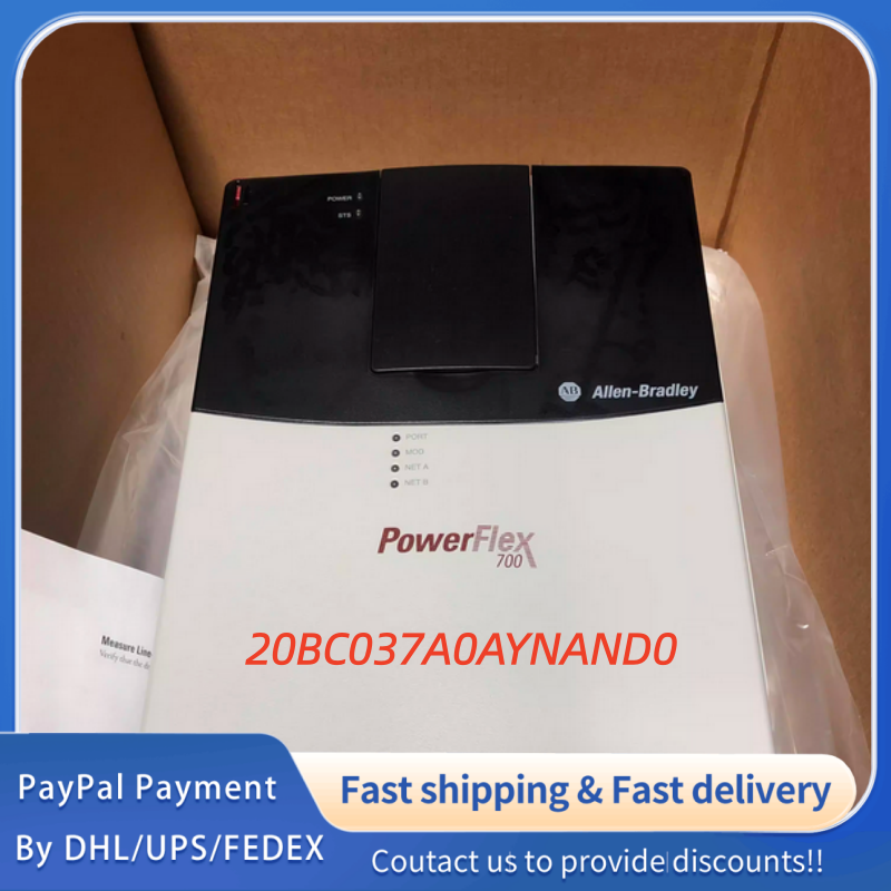 1PC NEW 20BC037A0AYNAND0( no original package) Allen‑Bradley (Rockwell Automation) PowerFlex 700 AC Drive Adjustable Frequency AC Drive #QYM001 J1688