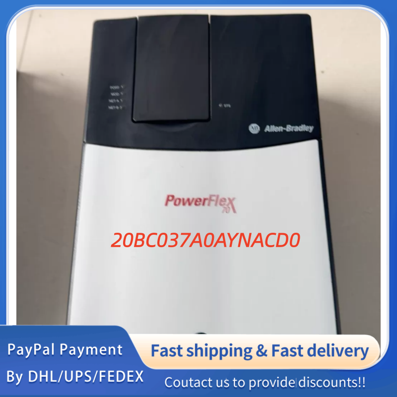 1PC used 100% tested   20BC037A0AYNACD0 Allen‑Bradley (Rockwell Automation) PowerFlex 700 AC Drive Adjustable Frequency AC Drive #QYM001 J1688