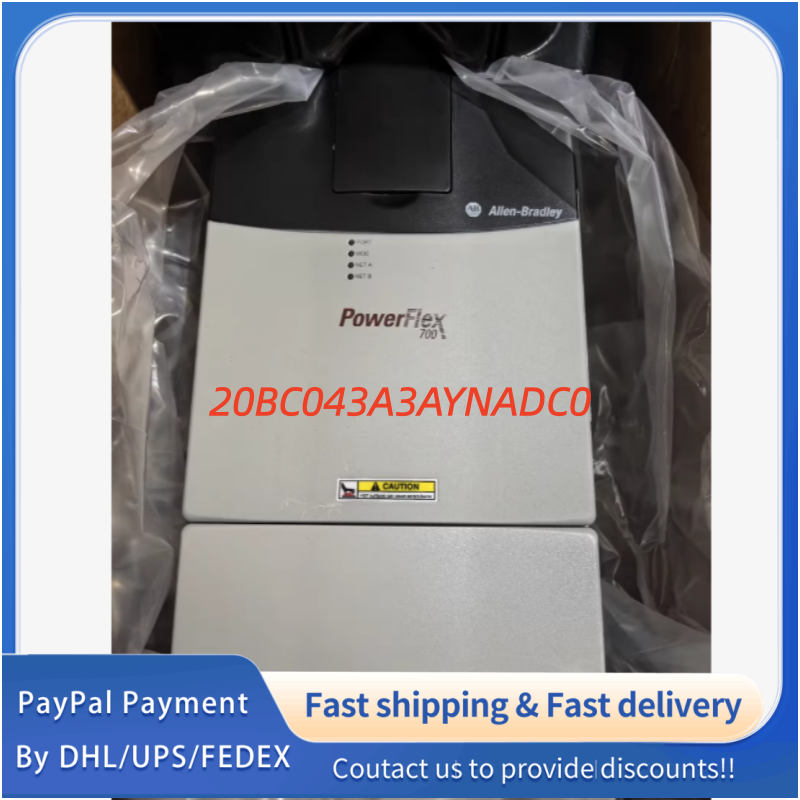 1PC NEW ( no original package) 20BC043A3AYNADC0  Allen‑Bradley (Rockwell Automation) PowerFlex 700 AC Drive Adjustable Frequency AC Drive #QYM001 J1688