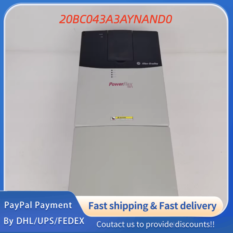 1PC used 100% tested   20BC043A3AYNAND0 Allen‑Bradley (Rockwell Automation) PowerFlex 700 AC Drive Adjustable Frequency AC Drive #QYM001 J1688