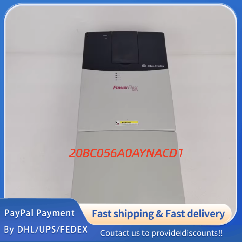1PC used 100% tested 20BC056A0AYNACD1  Allen‑Bradley (Rockwell Automation) PowerFlex 700 AC Drive Adjustable Frequency AC Drive #QYM001 J1688