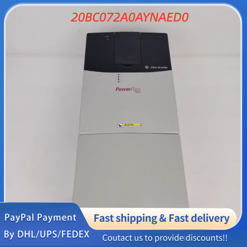 1PC used 100% tested 20BC072A0AYNAED0  Allen‑Bradley (Rockwell Automation) PowerFlex 700 AC Drive Adjustable Frequency AC Drive #QYM001 J1688