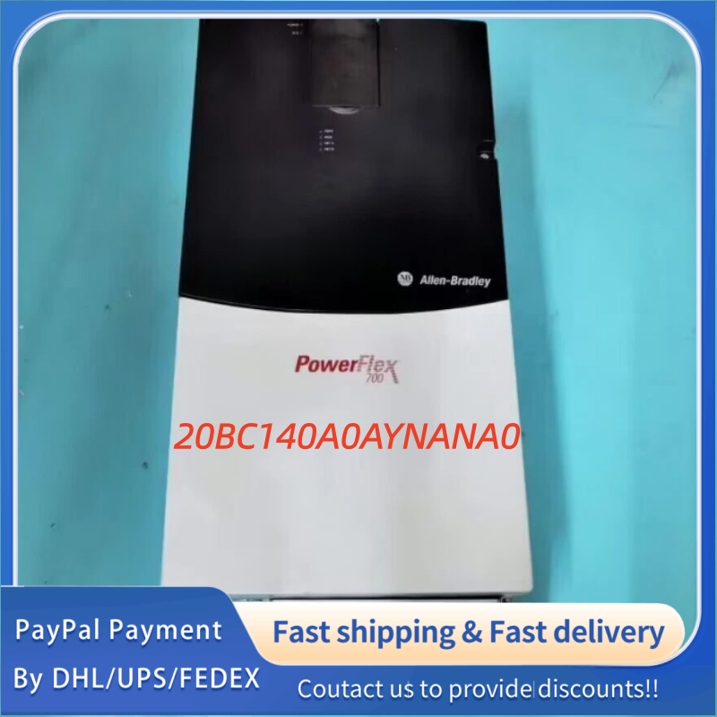 1PC used 100% tested  20BC140A0AYNANA0 Allen‑Bradley (Rockwell Automation) Adjustable Frequency PowerFlex 700 AC  Drive  #QYM001 J1688