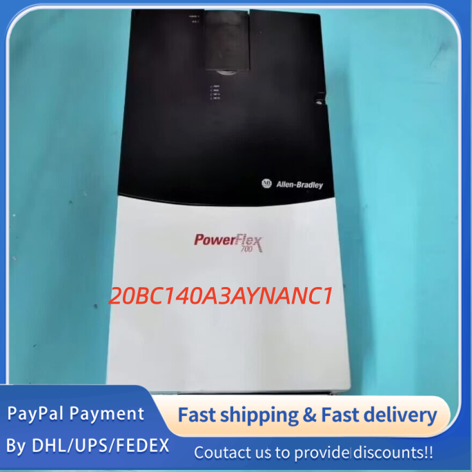 1PC used 100% tested  20BC140A3AYNANC1  Allen‑Bradley (Rockwell Automation) PowerFlex 700 AC Drive Adjustable Frequency AC Drive #QYM001 J1688