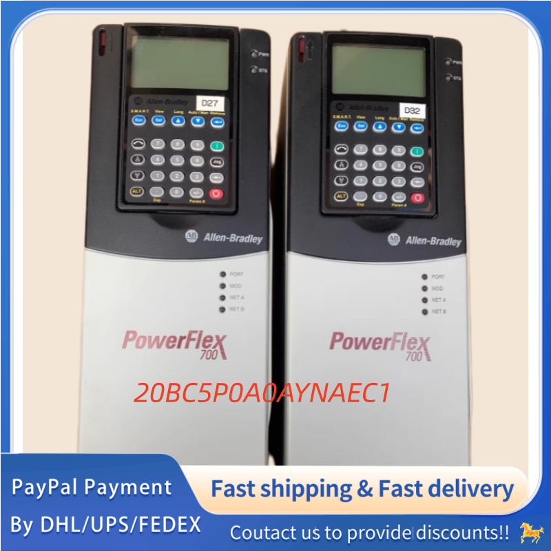 1PC used 100% tested  20BC5P0A0AYNAEC1  Allen‑Bradley (Rockwell Automation) Adjustable Frequency PowerFlex 700 AC  Drive  #QYM001 J1688