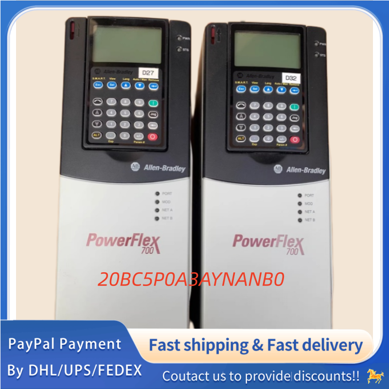 1PC used 100% tested  20BC5P0A3AYNANB0 Allen‑Bradley (Rockwell Automation) Adjustable Frequency PowerFlex 700 AC  Drive  #QYM001 J1688