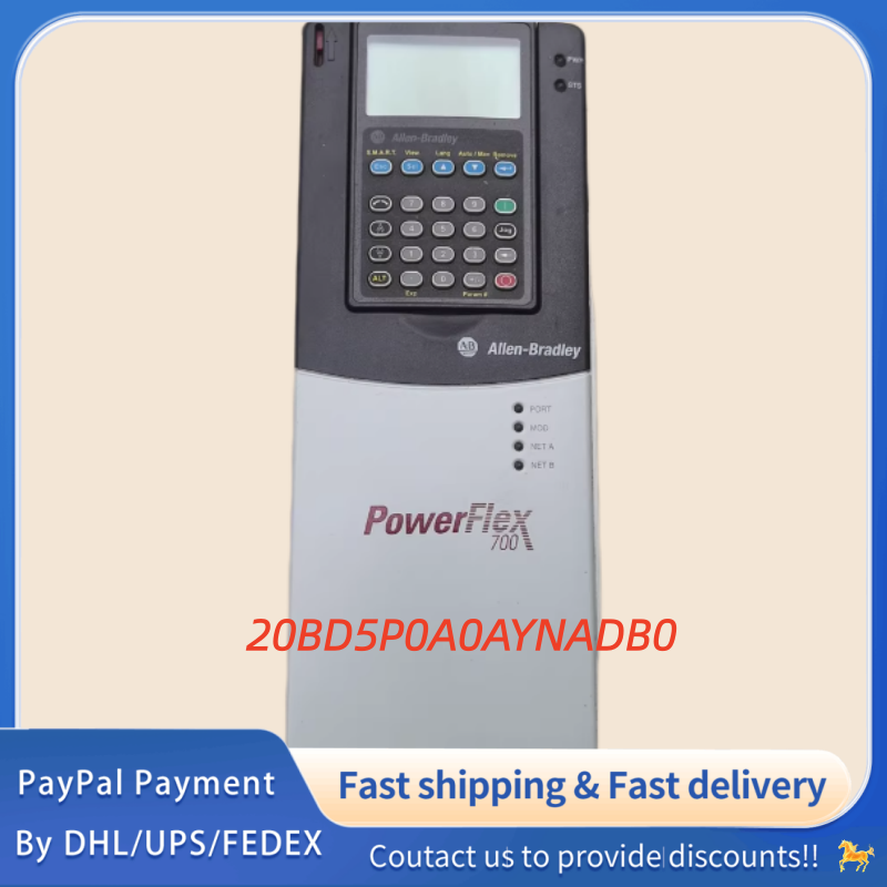1PC used 100% tested  20BD5P0A0AYNADB0 Allen‑Bradley (Rockwell Automation) PowerFlex 700 AC  Drive  #QYM001 J1688