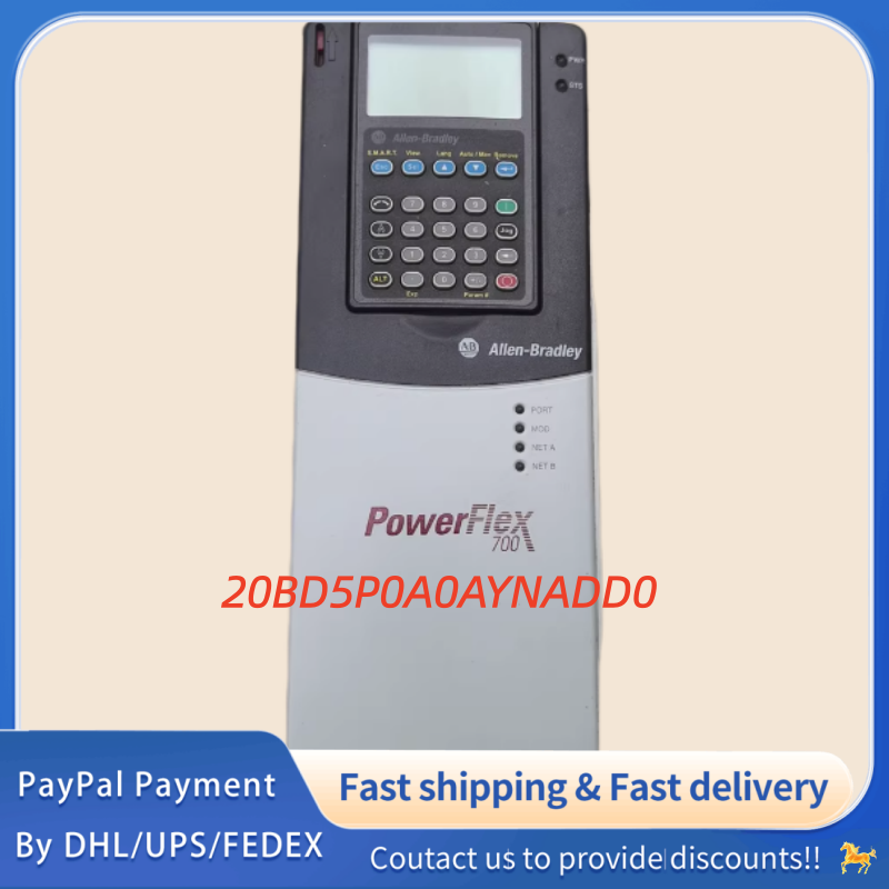 1PC used 100% tested  20BD5P0A0AYNADD0 Allen‑Bradley (Rockwell Automation) PowerFlex 700 AC  Drive  #QYM001 J1688