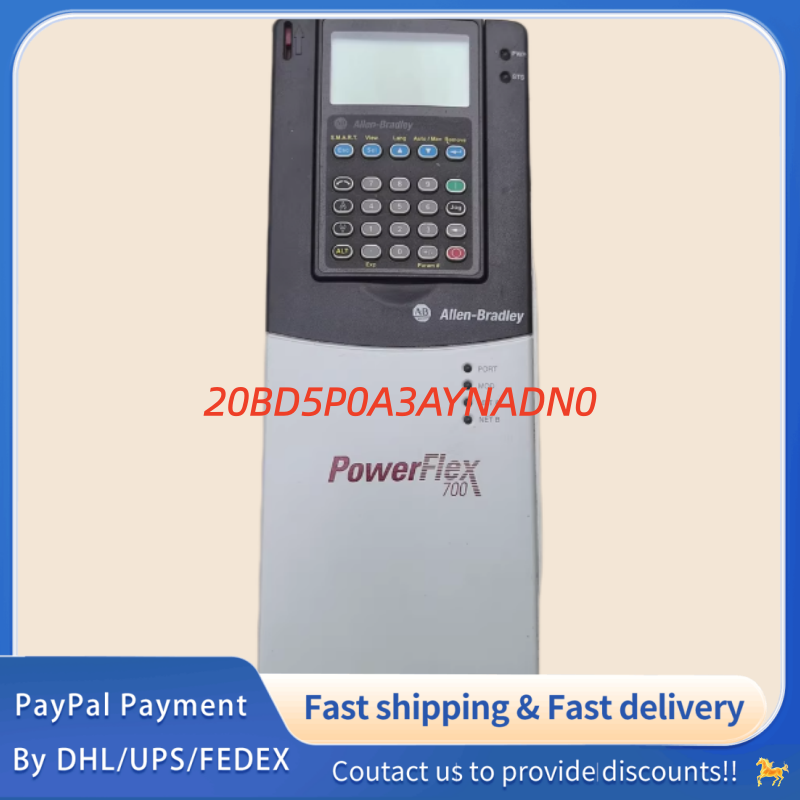 1PC used 100% tested 20BD5P0A3AYNADN0 Allen‑Bradley (Rockwell Automation) PowerFlex 700 AC  Drive  #QYM001 J1688
