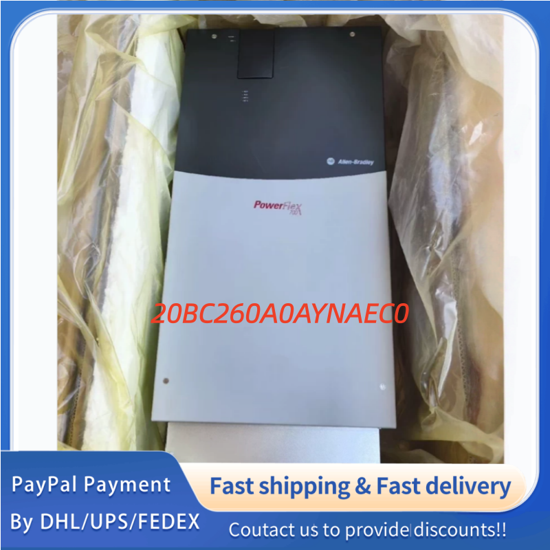 1PC NEW 20BC260A0AYNAEC0  ( no original package) Allen‑Bradley (Rockwell Automation) PowerFlex 700 AC Drive Adjustable Frequency AC Drive #QYM001 J1688