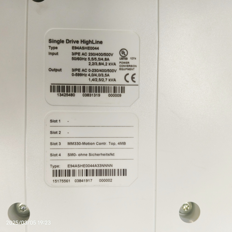 1PC USED E94ASHE0044  Lenze Servo Drive Tested working #lyd001&j1688