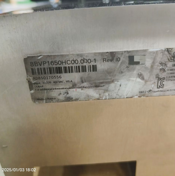 1PC USED 8BVP1650HC00.000-1 B&R Servo Drive  Tested #lyd001&j1688