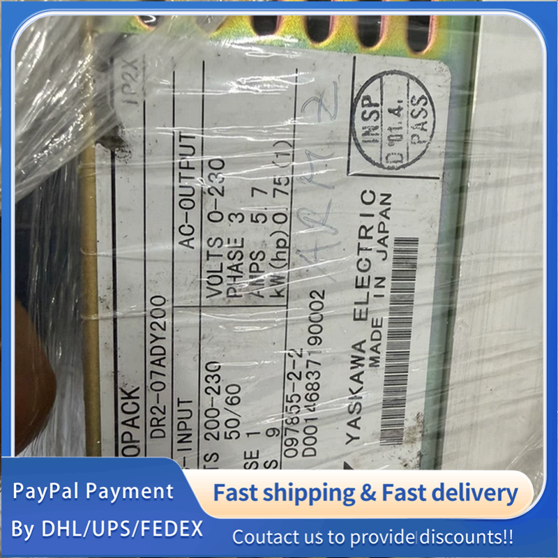 1PC USED DR2-07ADY200 Yaskawa AC Servo Drive  Professionally Tested #lyd001&j1688