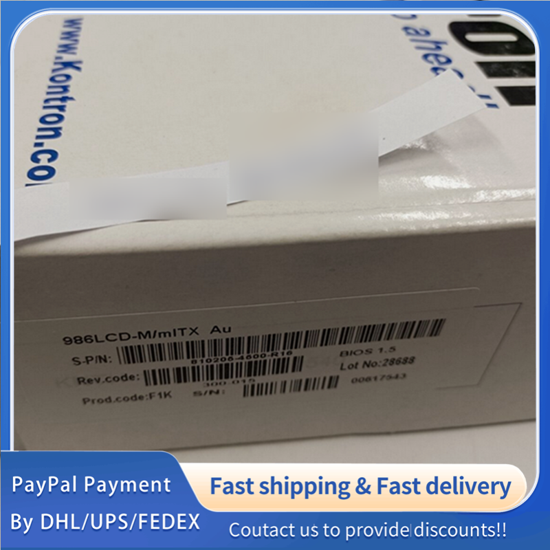 1PC NEW  986LCD-M/mITX AU Kontron Industrial Mini-ITX Motherboard #lyd001&j1688