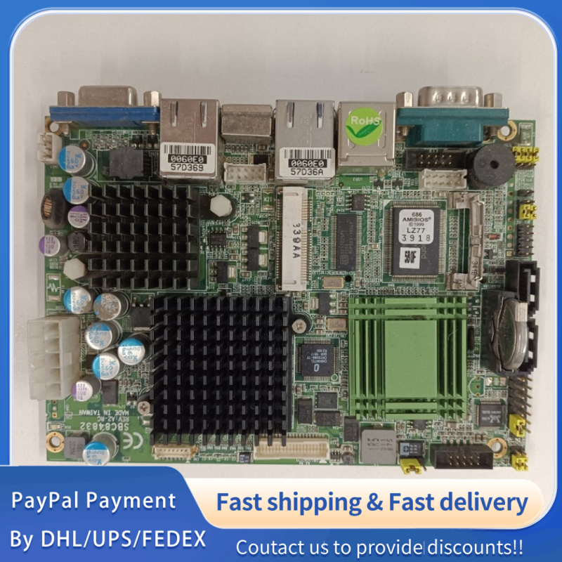 1PC used working  SBC84832 REV: A2-RC Industrial Medical 3.5-inch motherboard with dual network ports #QYM001 J1688