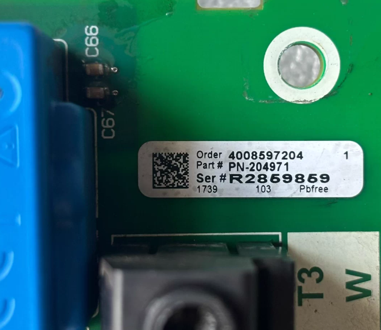 1PC used working PN-204971  for the communication interface board of Allen-Bradley (AB) PowerFlex 755/753 series frequency converters  #QYM001 J1688