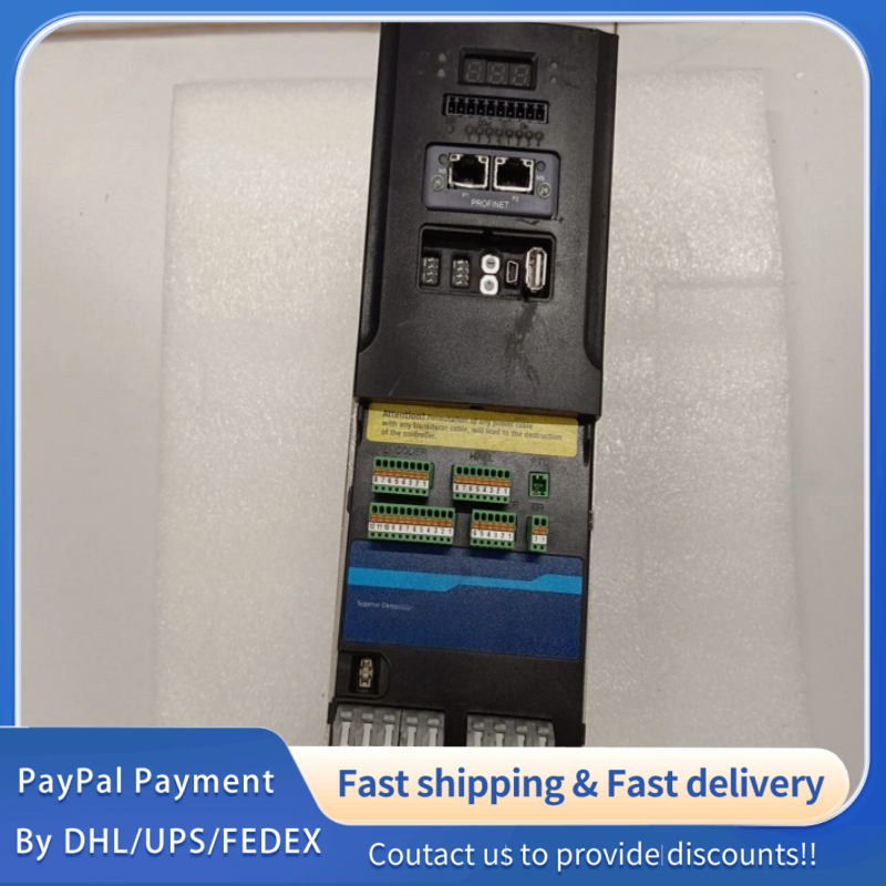 1PC used working ECM-EZN064-PN-I Profinet-enabled digital I/O expansion module designed for Allen-Bradley Kinetix 5100/5300 servo drive systems   #QYM001 J1688