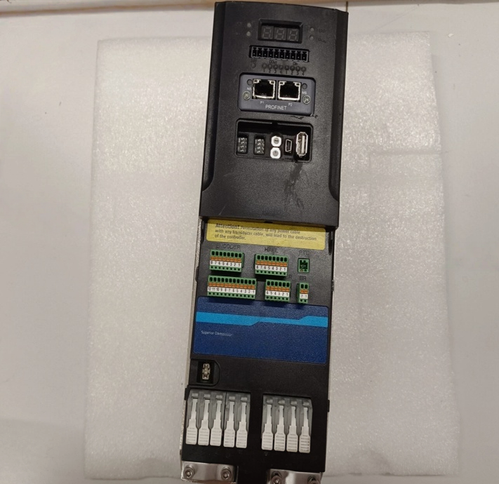 1PC used working ECM-EZN064-PN-I Profinet-enabled digital I/O expansion module designed for Allen-Bradley Kinetix 5100/5300 servo drive systems   #QYM001 J1688