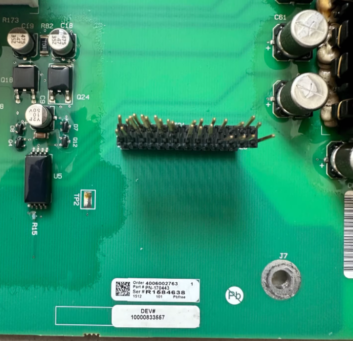 1PC used 100% tested  PN-170443 for the analog input/output (I/O) interface board of Allen-Bradley (AB) PowerFlex 700S series high-performance AC drives   #QYM001 J1688