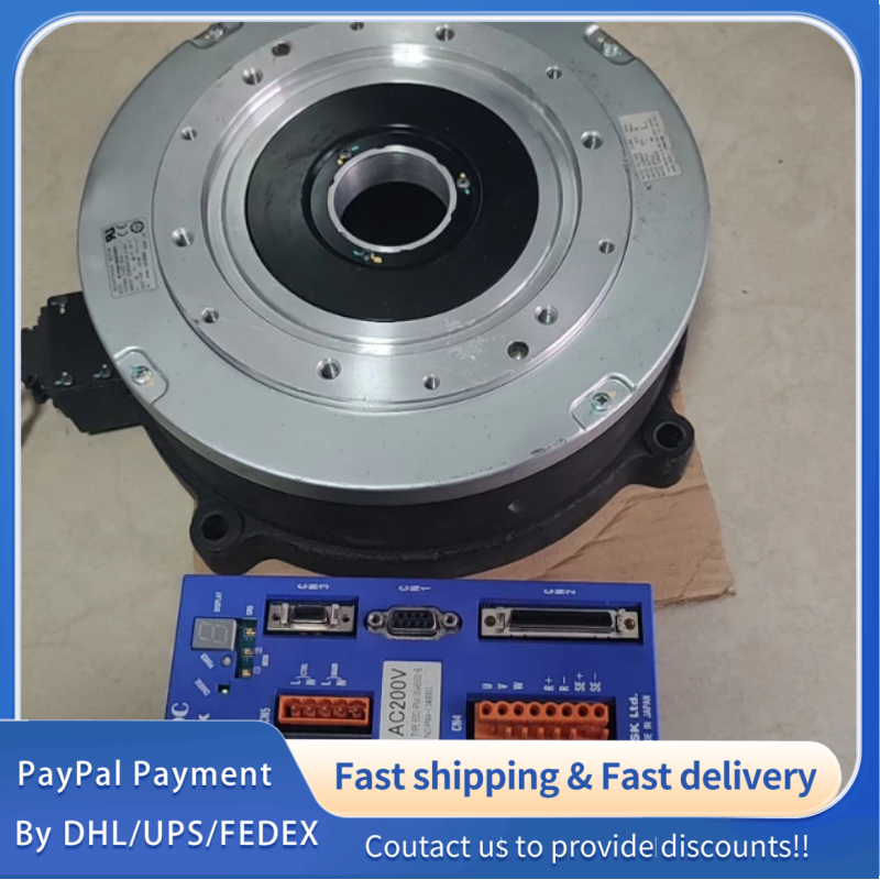 1SET used working  M-PN4180KN001+EDC-PN4180AB502-B NSK EDC Series Servo Drive + Matching Control/Interface Motor#QYM001