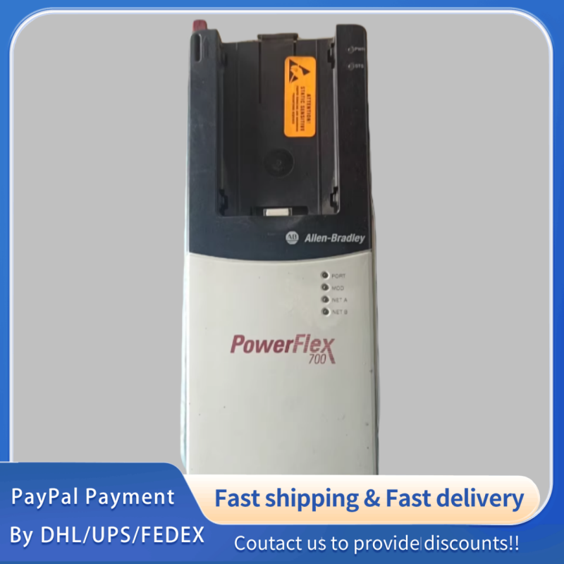 1PC used 100% tested   20BC022A0AYNANC0 an Allen‑Bradley PowerFlex 700 AC Drive (20B series) with vector control, no embedded communication module, and a 400 VAC rating, suited for industrial motor control    #QYM001 J1688