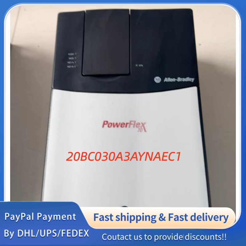 1PC used 100% tested   20BC030A3AYNAEC1  Allen‑Bradley (Rockwell Automation) Adjustable Frequency AC Drive  #QYM001 J1688