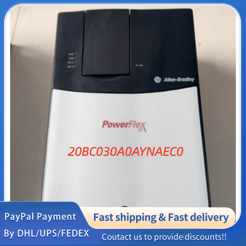 1PC used 100% tested   20BC030A0AYNAEC0 Allen‑Bradley PowerFlex 700 AC Drive,15 kW (20 HP) Normal Duty; 11 kW (15 HP) Heavy Duty  #QYM001 J1688