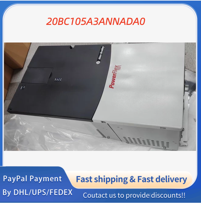 1PC NEW 20BC105A3ANNADA0(no original package)an Allen-Bradley PowerFlex 700 AC variable frequency drive for medium-power industrial motor control, featuring standard I/O  #QYM001 J1688