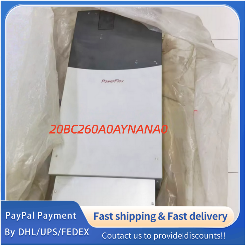 1PC used 100% tested  20BC260A0AYNANA0 Allen‑Bradley PowerFlex 700 AC Drive, Frame 6, 400V Class, No HIM, A‑type Control, No Encoder Feedback, No Comm Module, EMC Filter   #QYM001 J1688