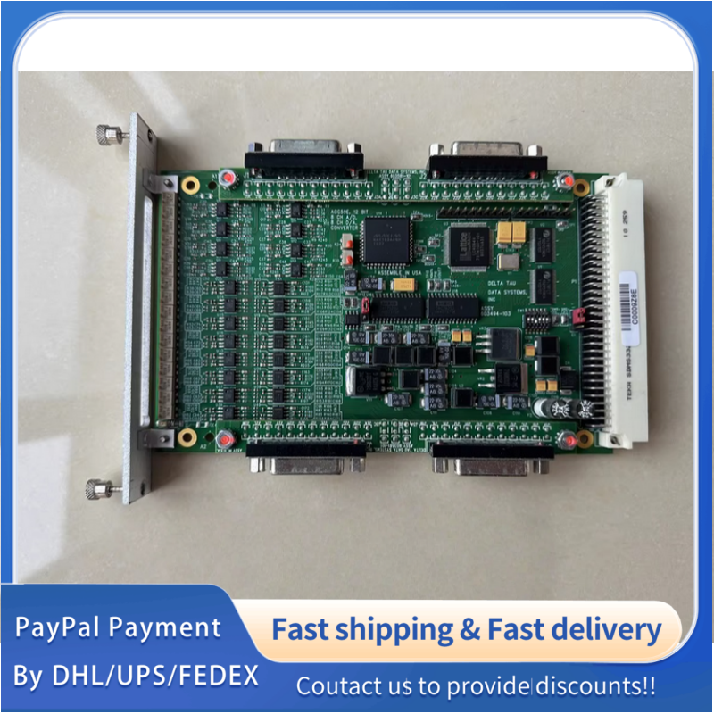 1PC used working  Delta Tau Data Systems AU 8 CHANNEL A/D-D/A I/O ACC-59E ASSY 60349-103 #QYM001