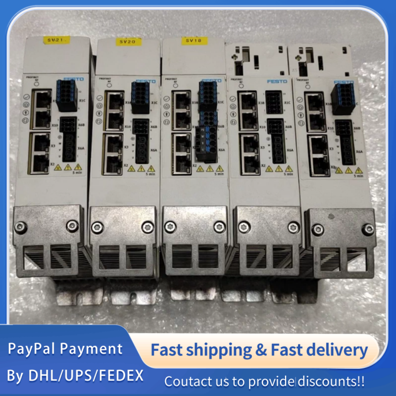 1PC used working Festo AC Servo Drive CMMT-AS-C2-3A-PN-S1  5340814  #QYM001